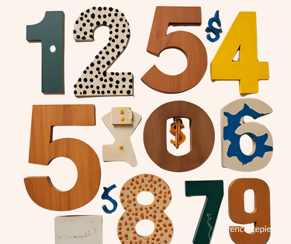 collection de chiffres